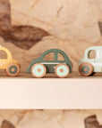 3-PACK WOODEN CARS
