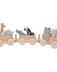 WOODEN TOY TRAIN JUNGLE