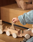 WOODEN TOY TRAIN JUNGLE