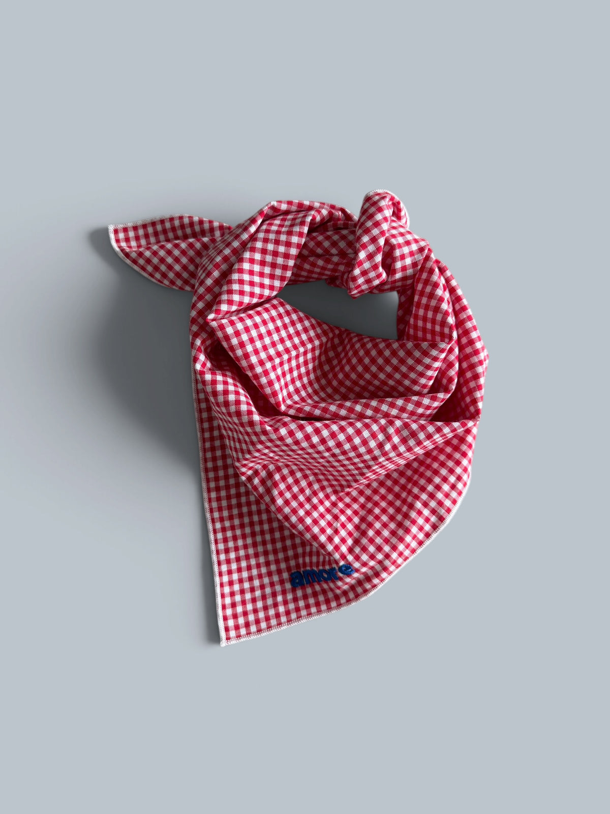 CHECKED BANDANA SCARF AMORE
