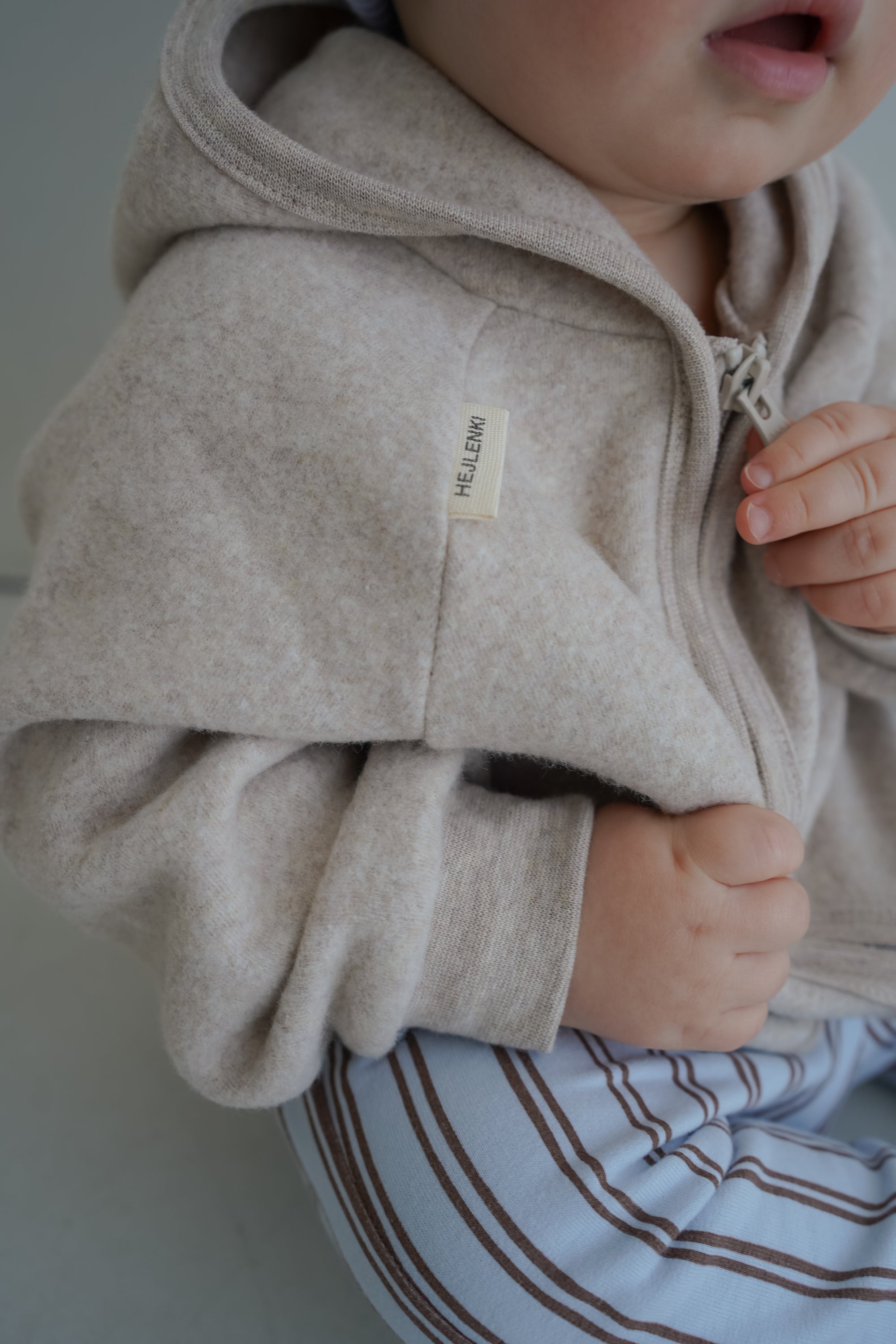 SOFT FLEECE JACKET BEIGE