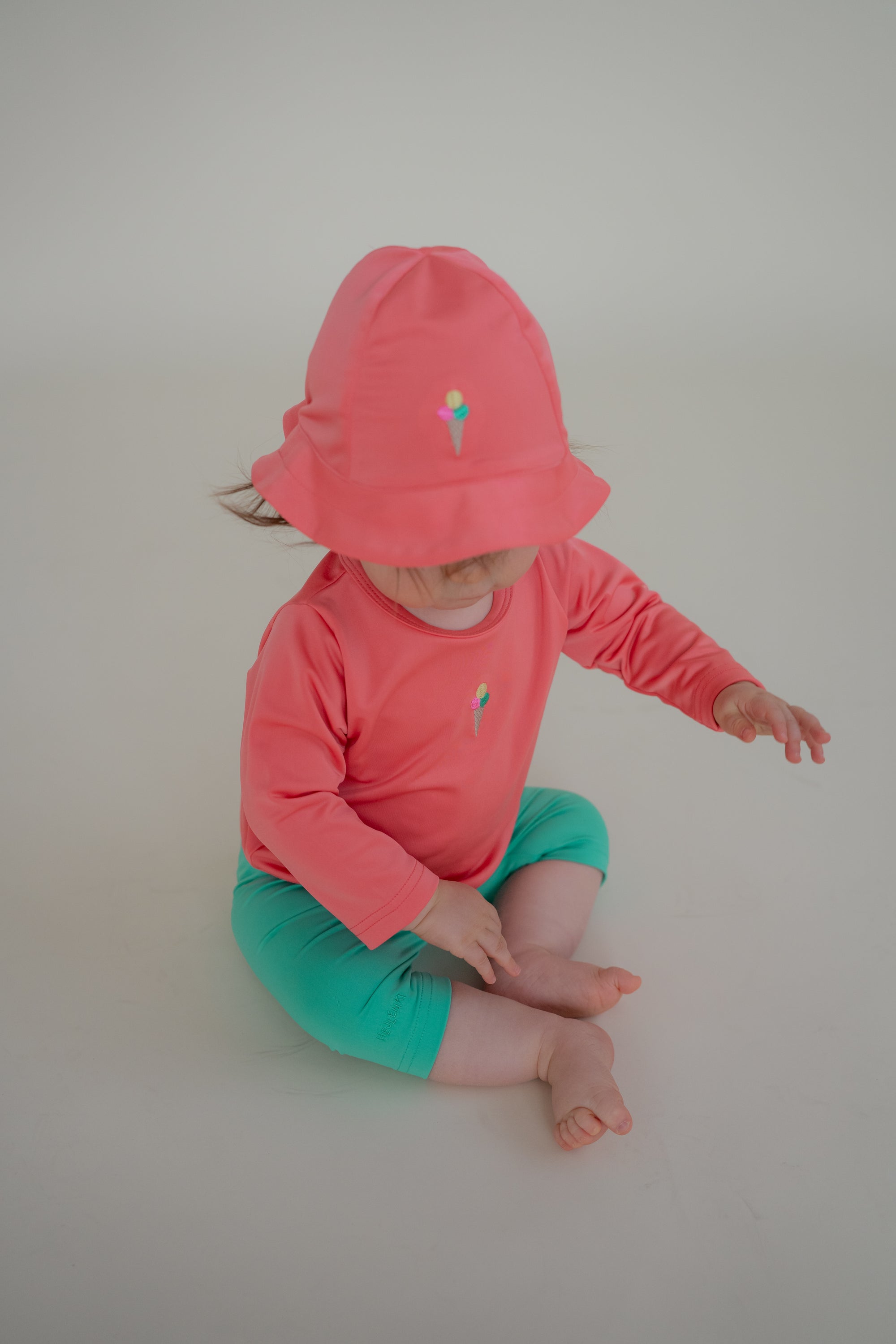 UV-SWIM HAT CORAL „ICE CREAM“