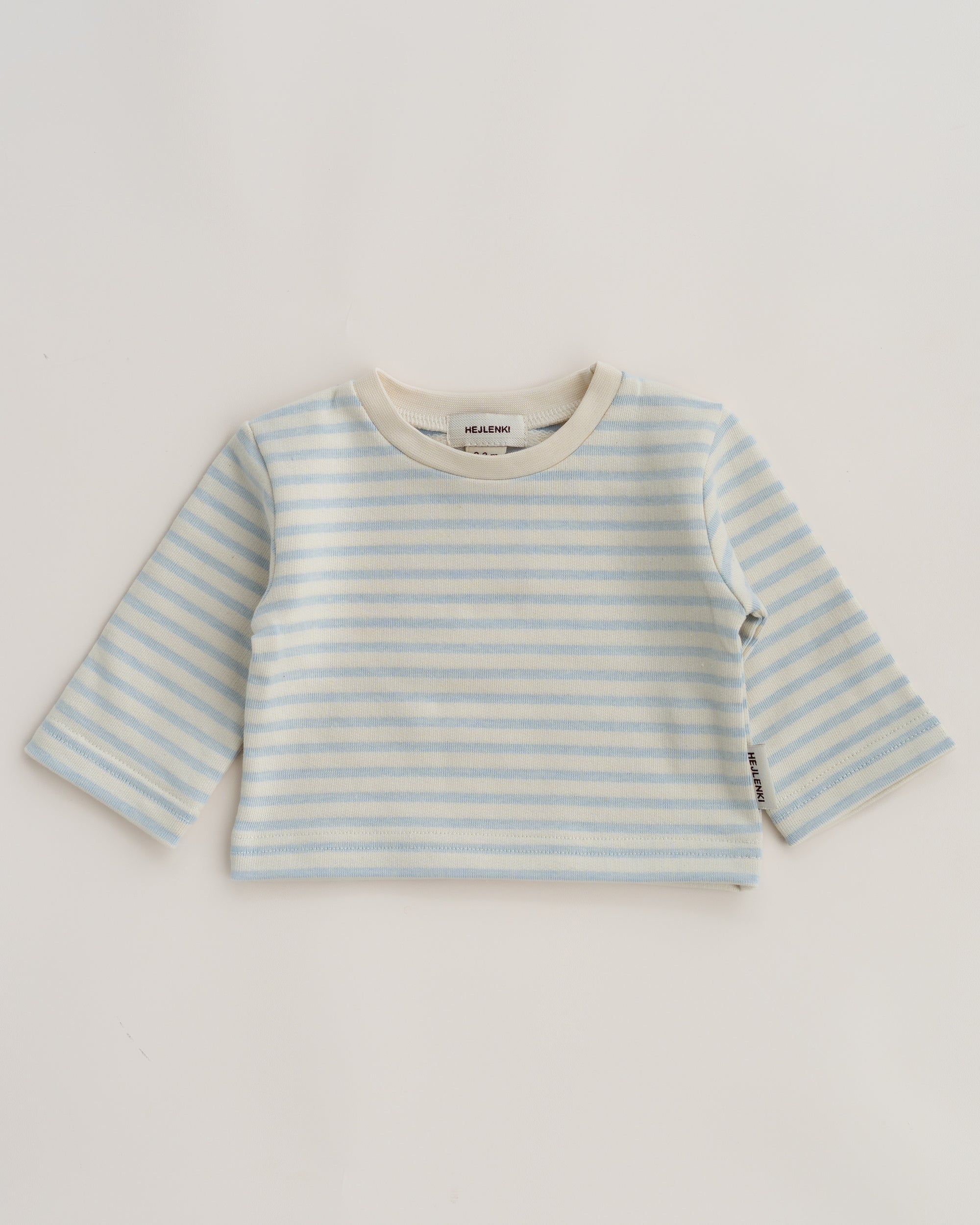 OVERSIZE LONGSLEEVE STRIPED BABYBLUE