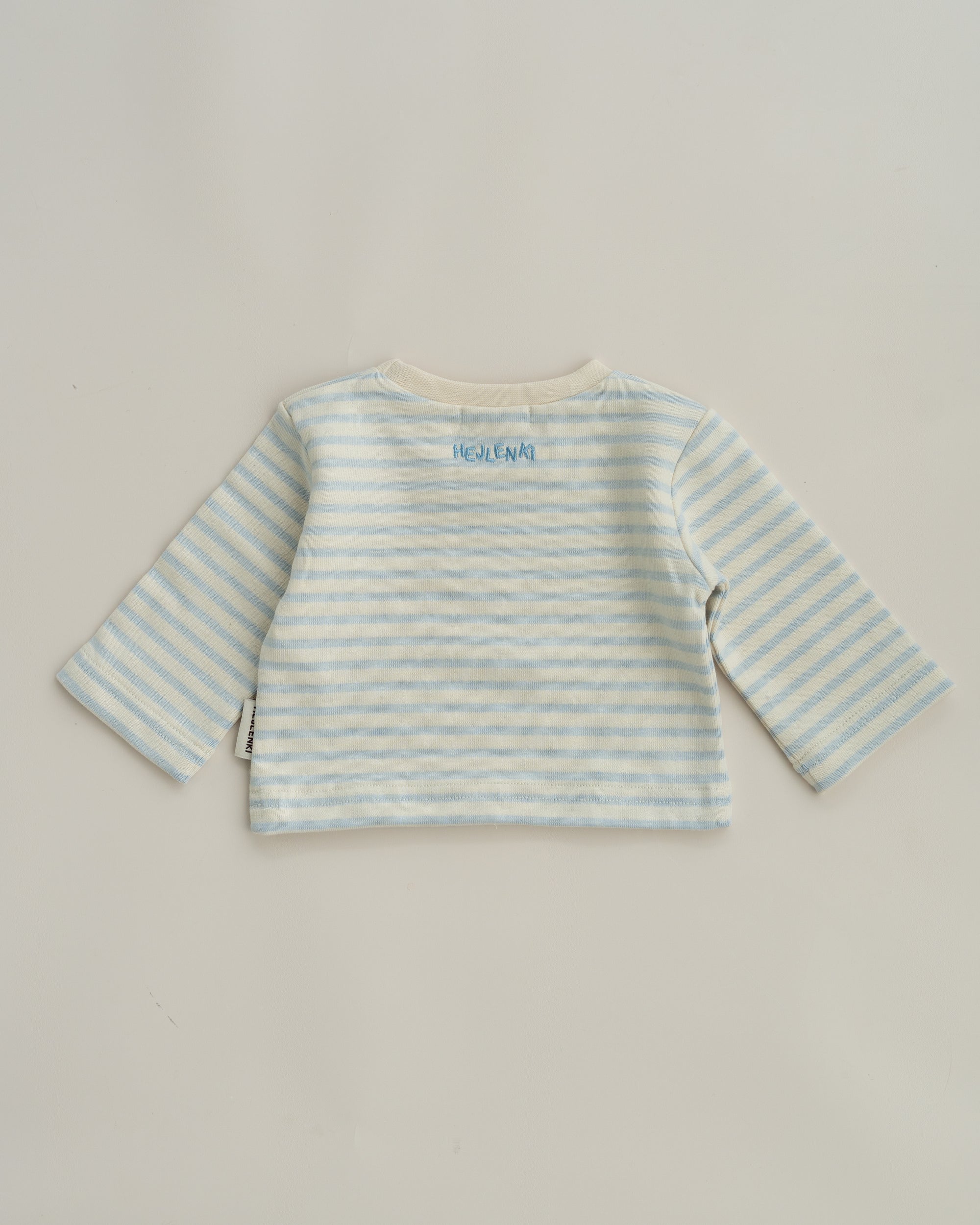 OVERSIZE LONGSLEEVE STRIPED BABYBLUE