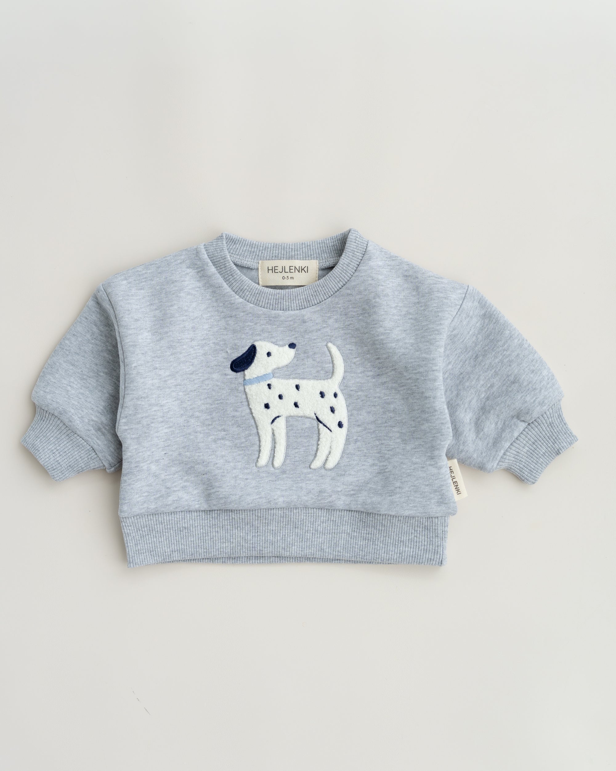 DALMATIAN SWEATER GREY MELANGE