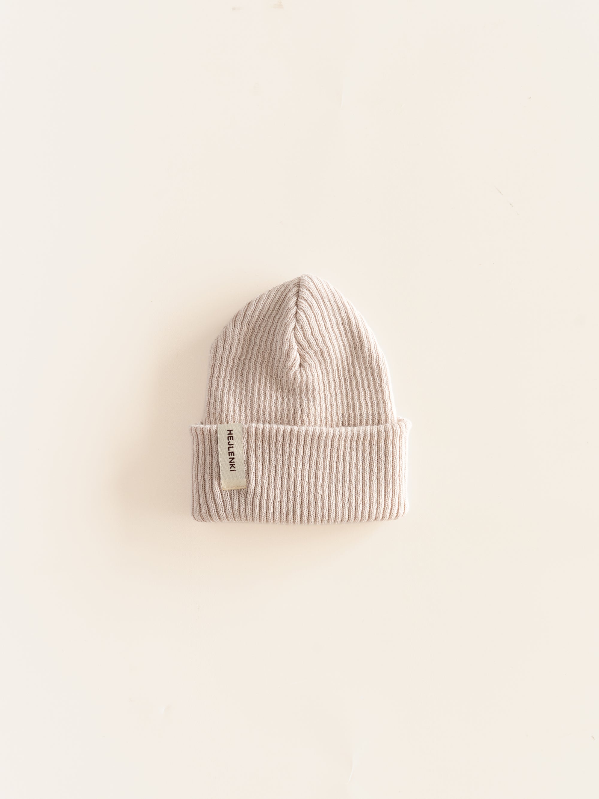 KNIT BEANIE SILKY TOFU