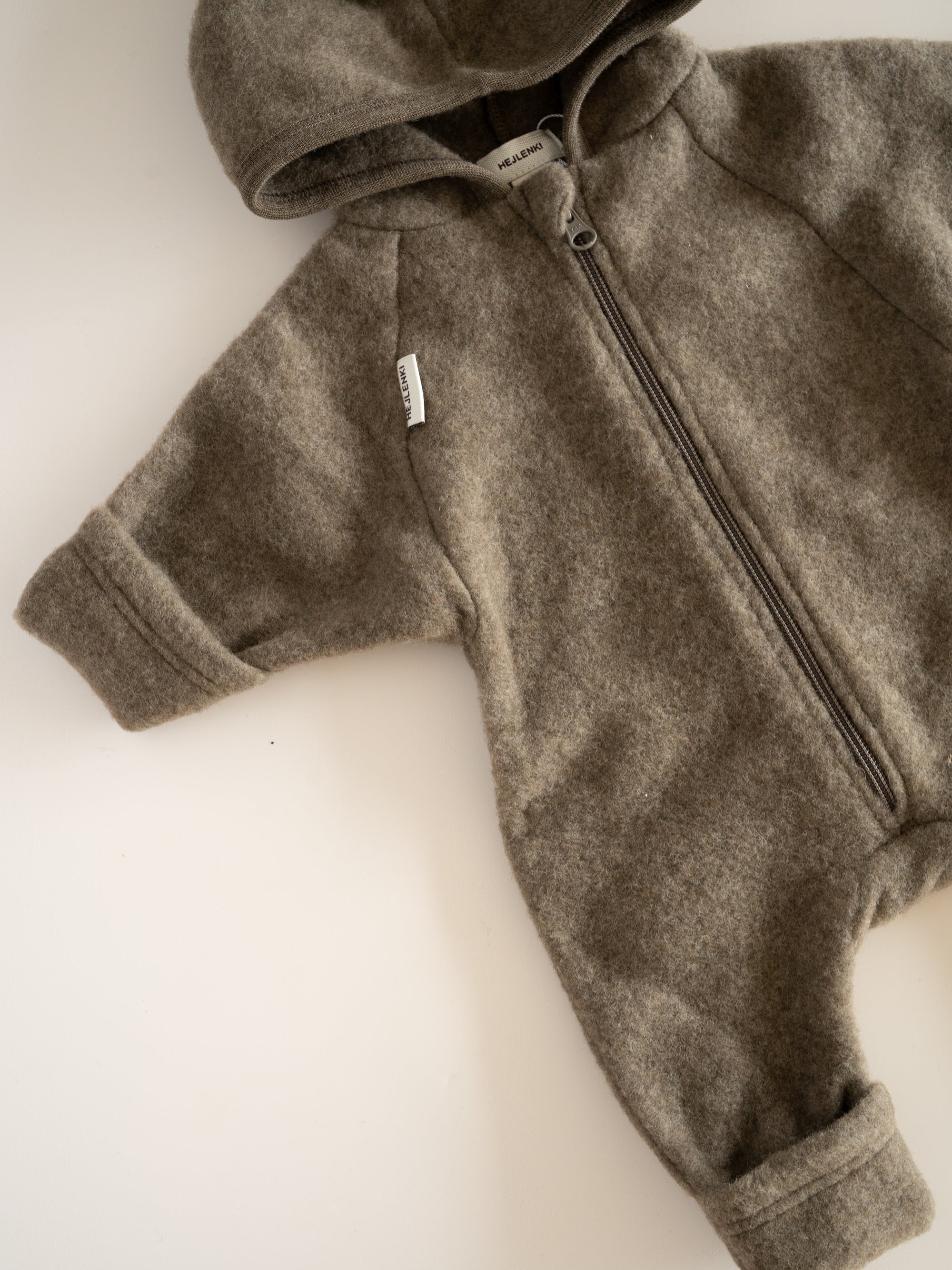 MERINO WOOL FLEECE OVERALL HAZEL