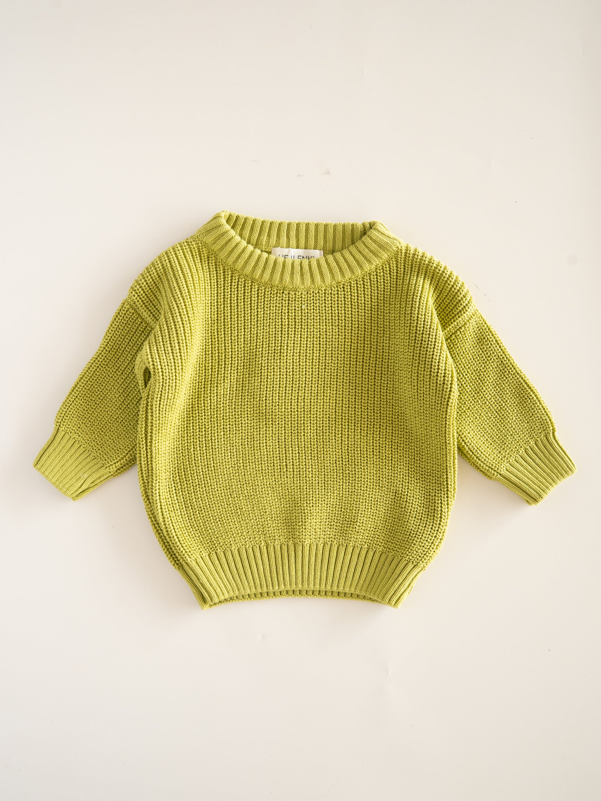 CHUNKY KNIT PULLI HERB BUTTER