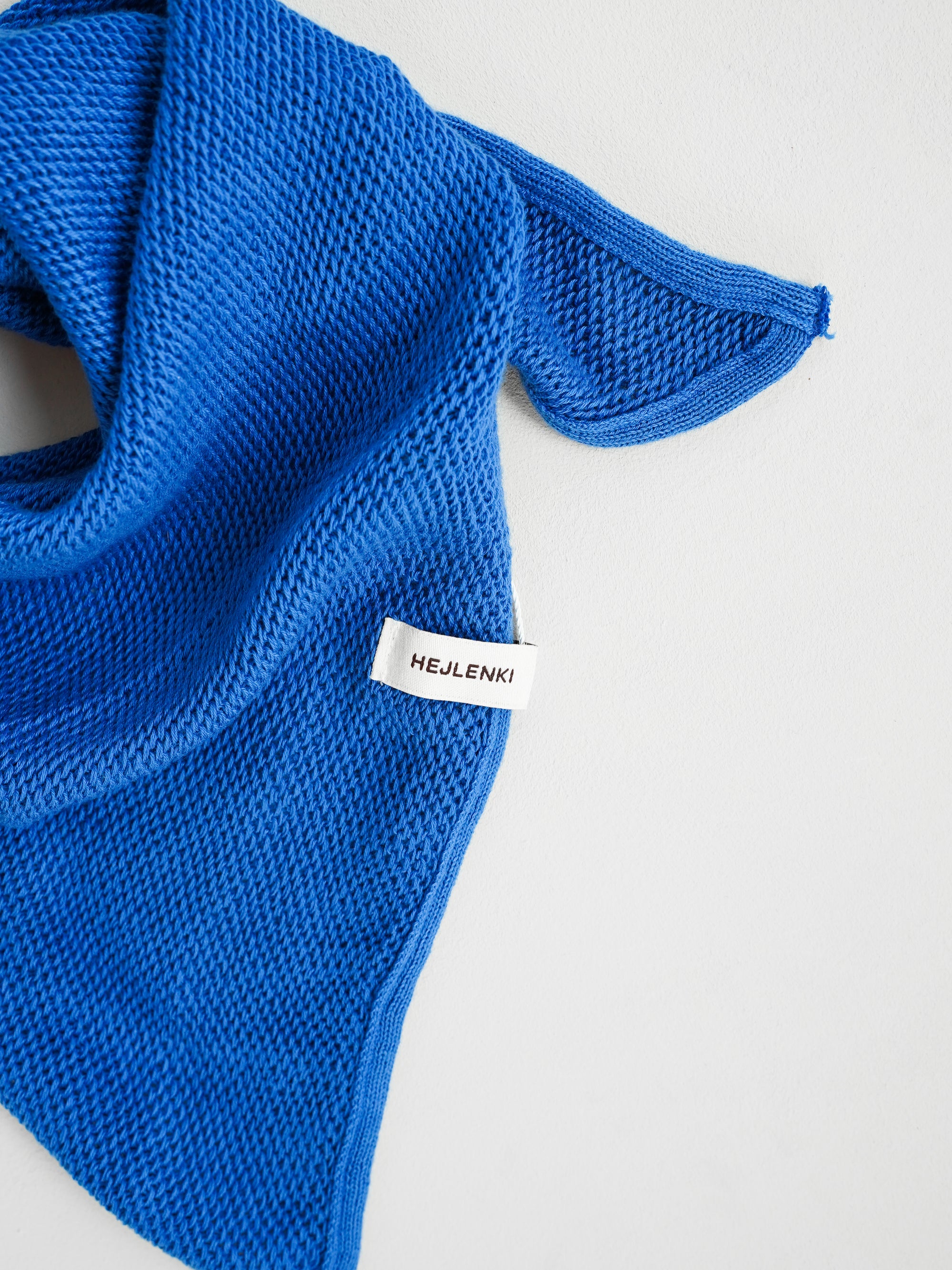 KNIT SCARF NORDIC BLUE