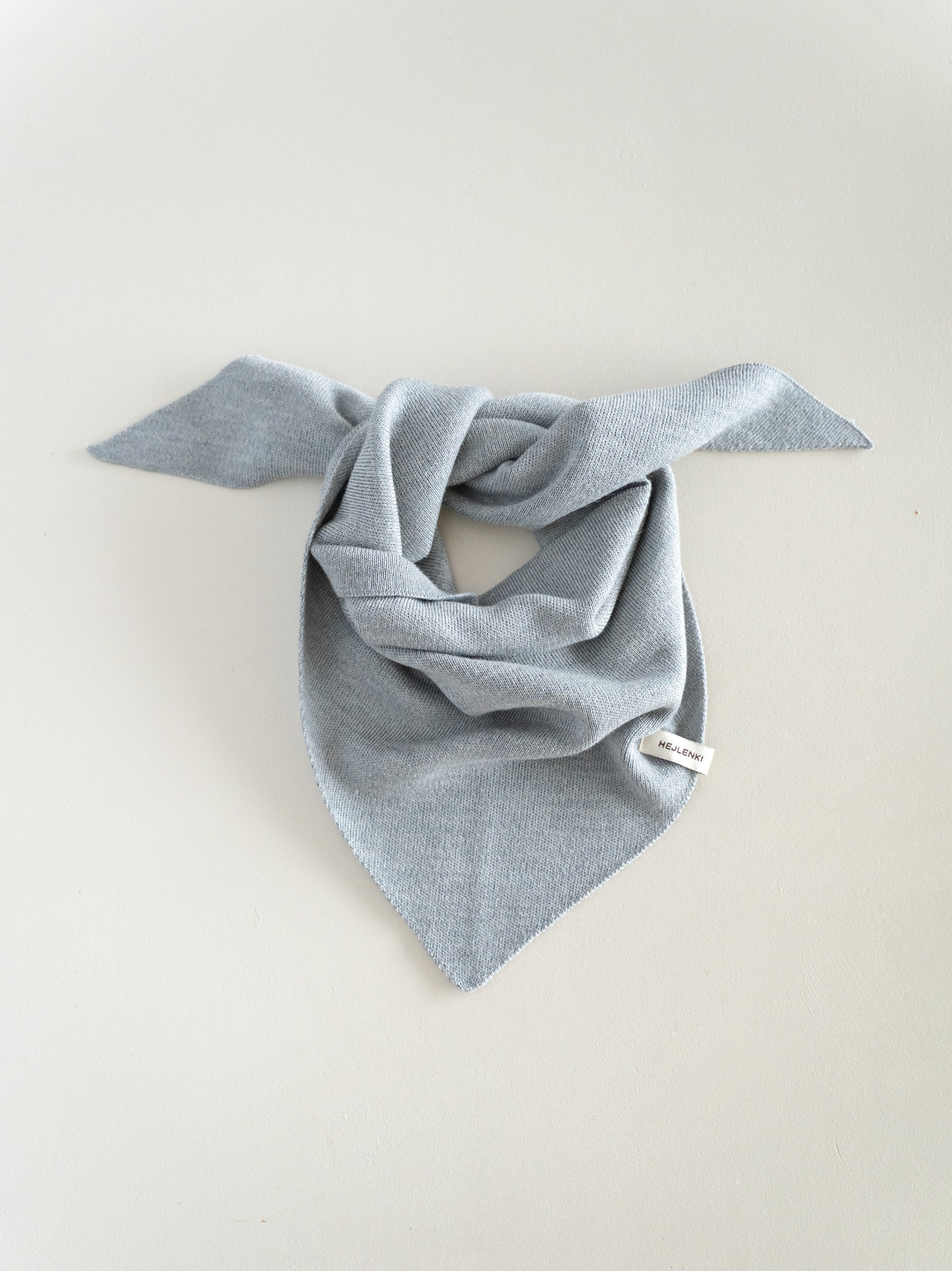 MERINO KNIT SCARF GREY