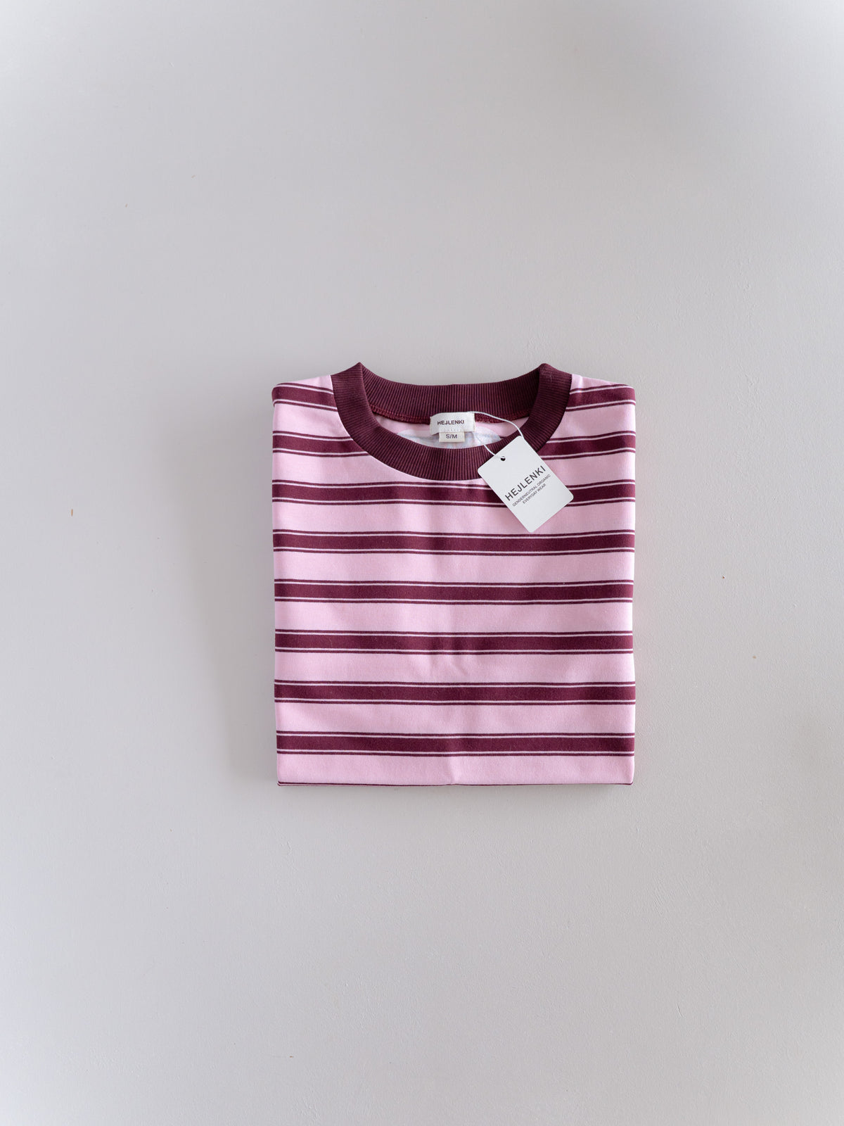 MEN OVERSIZE LONGSLEEVE STRAWBERRY CHOCOLATE STRIPED