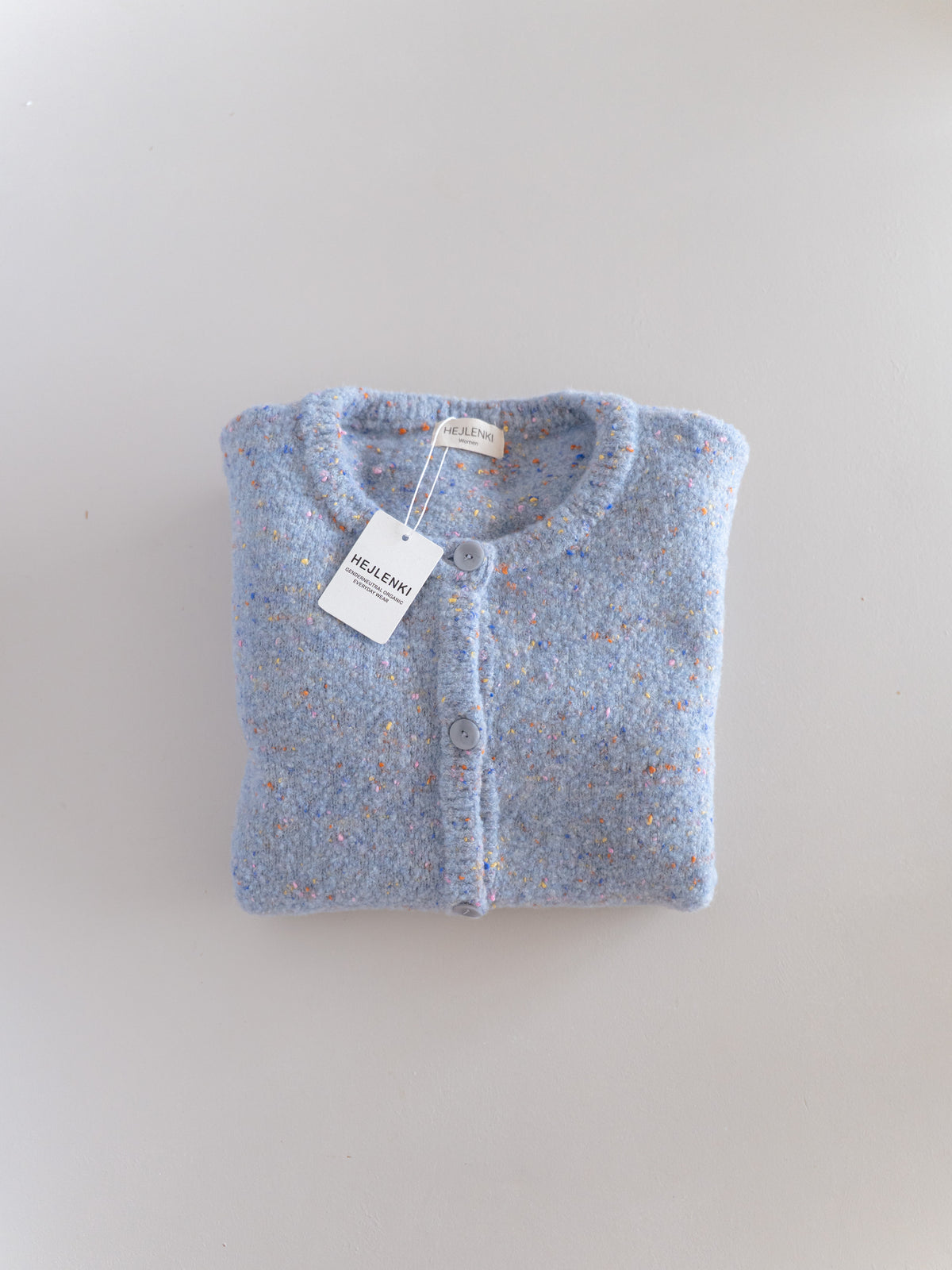 WOMEN MERINO KNIT CARDIGAN CONFETTI