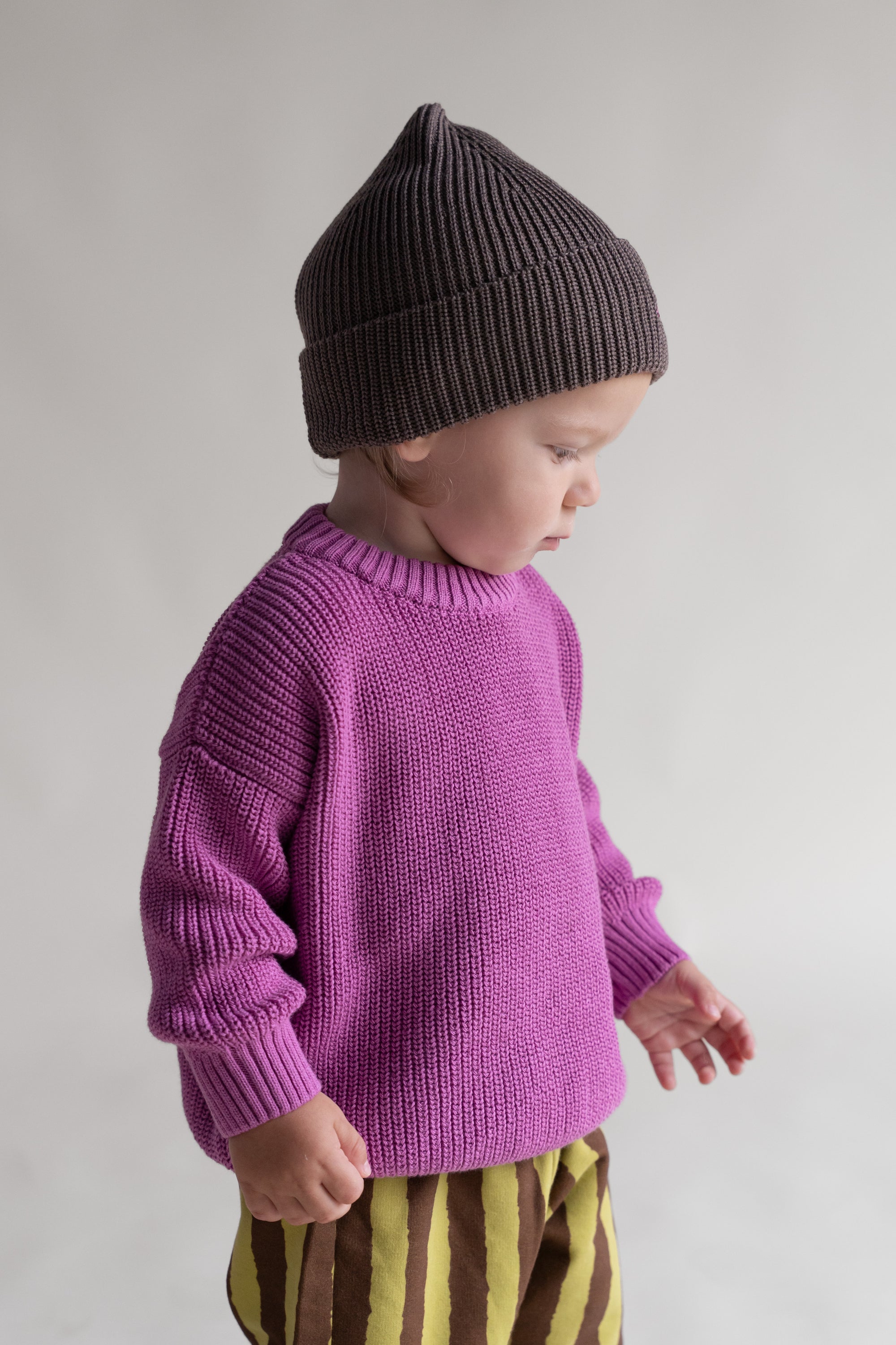 MERINO KNIT BEANIE CHOCO