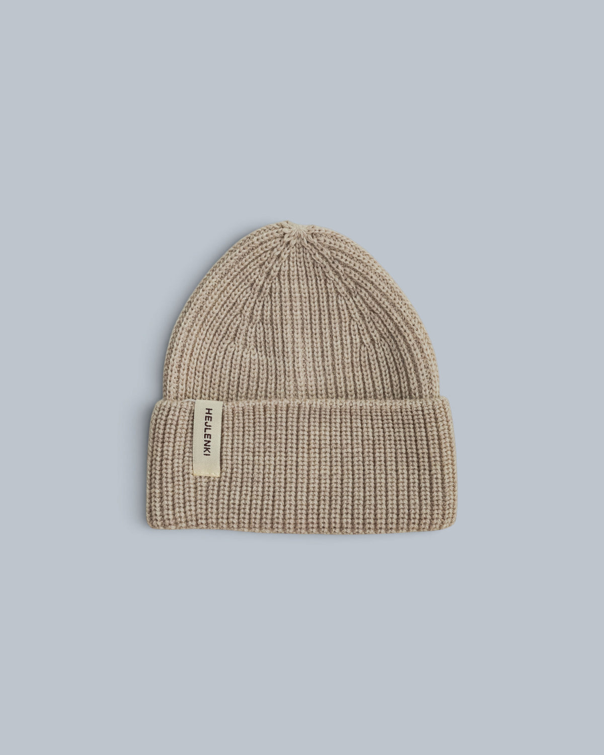 MERINO KNIT BEANIE BEIGE