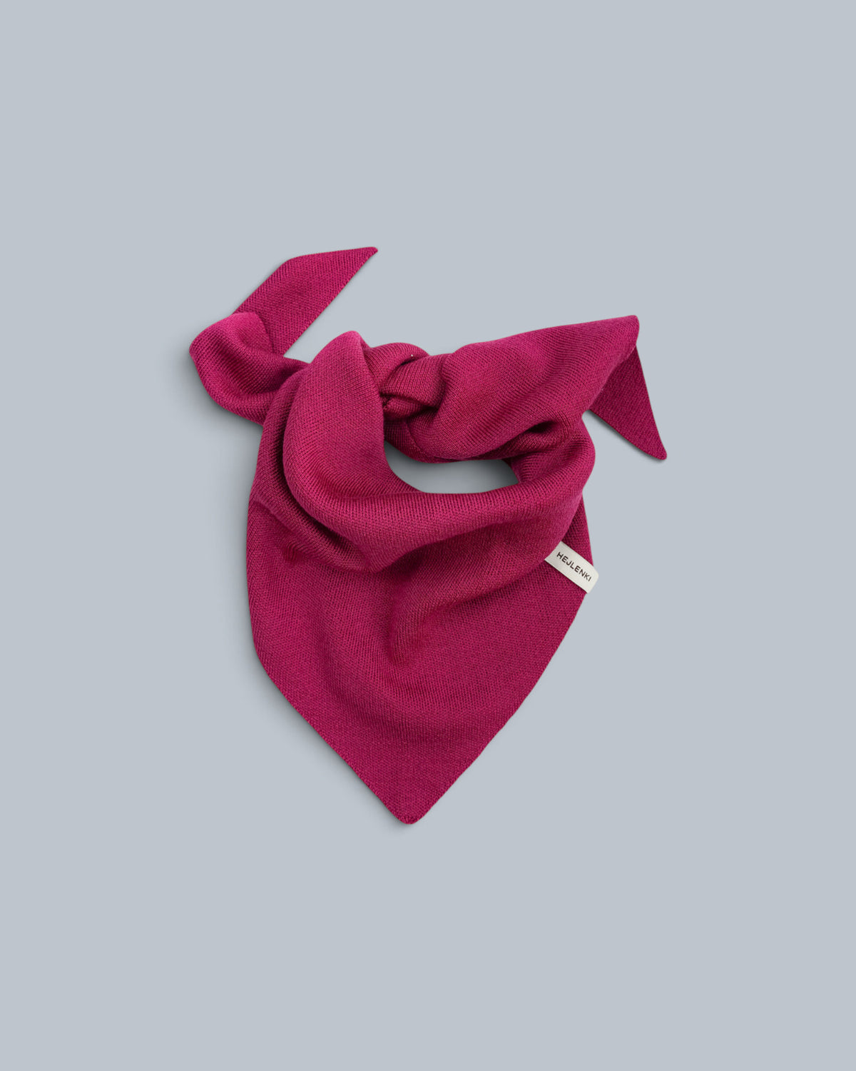 MERINO KNIT SCARF FUCHSIA