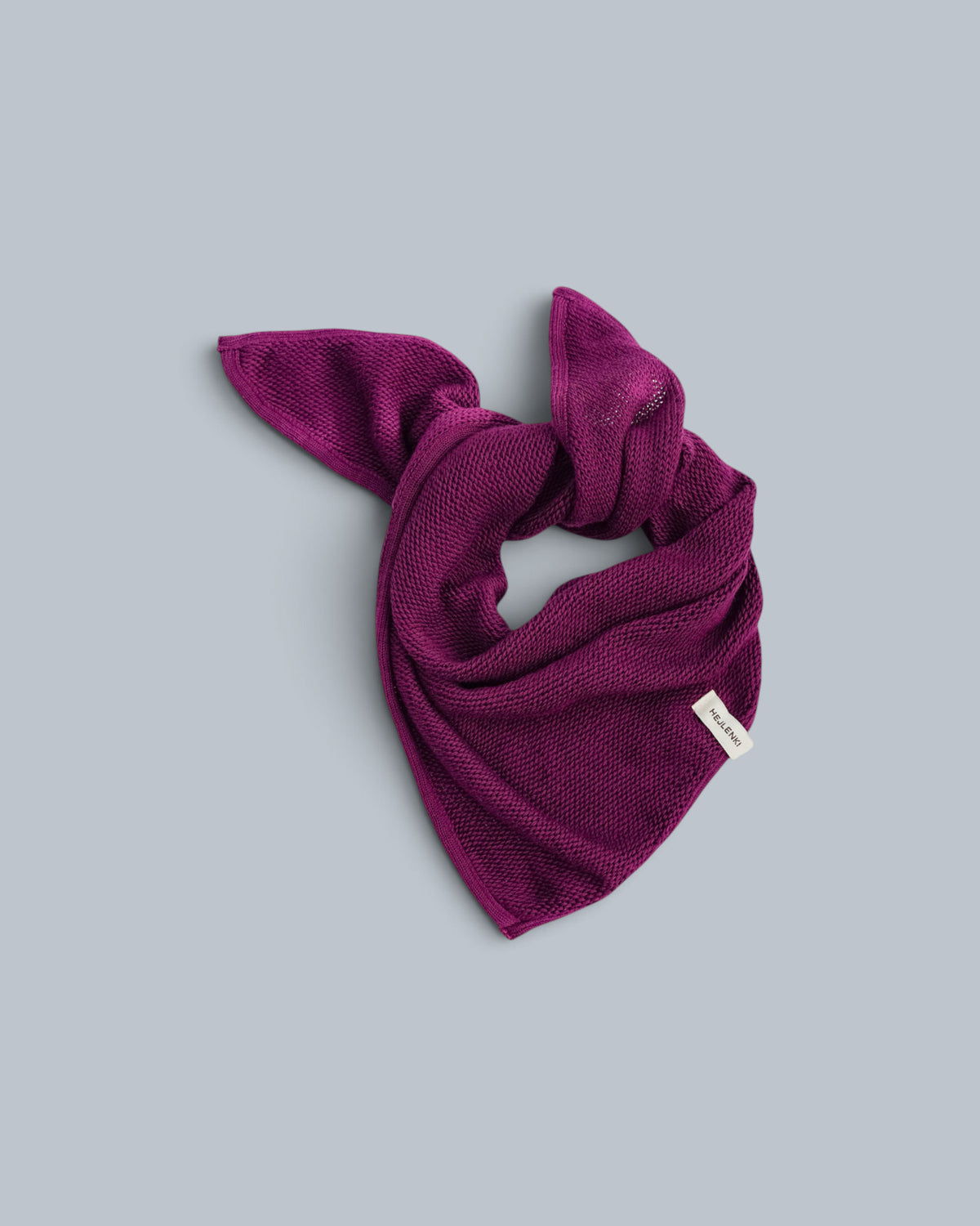 KNIT SCARF PLUM JAM