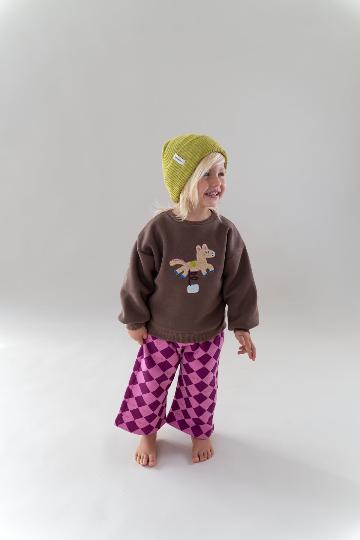 KNIT BEANIE HERB BUTTER