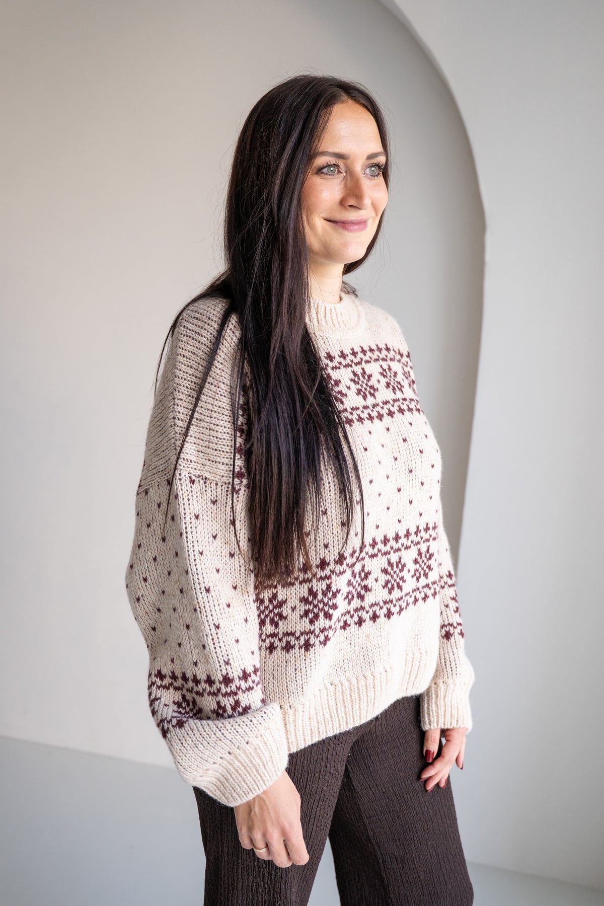 NORWEGIAN WOOL KNIT PULLI WOMEN