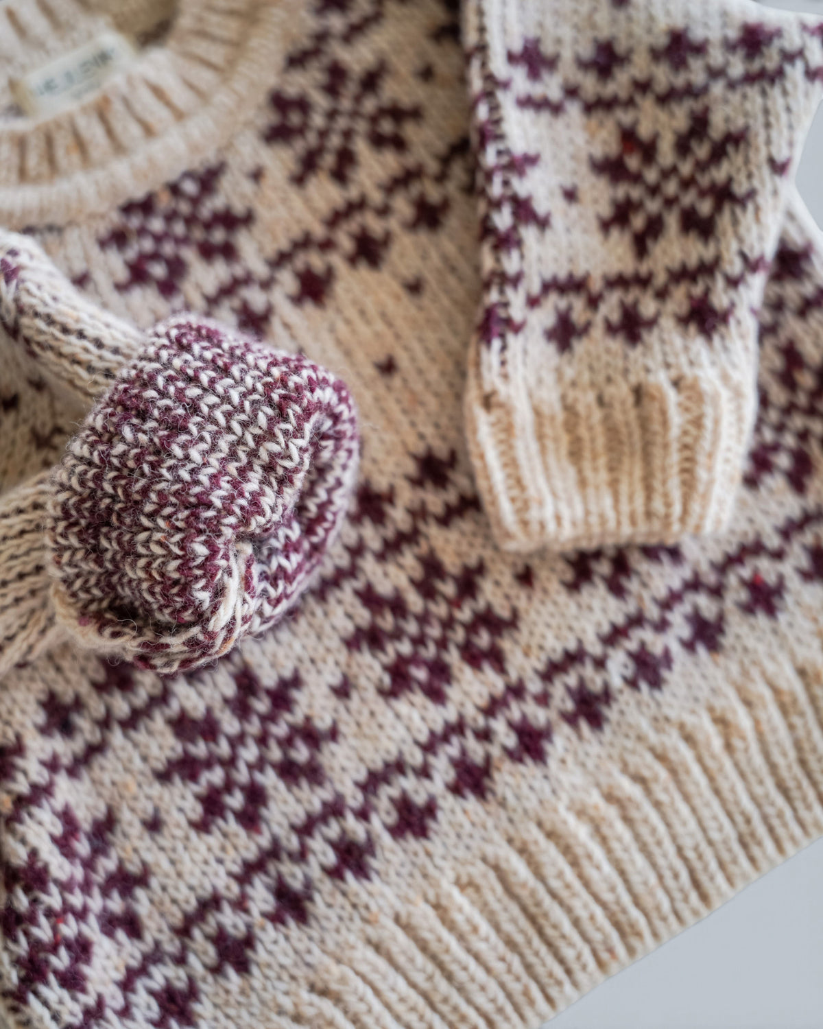 NORWEGIAN WOOL KNIT PULLI