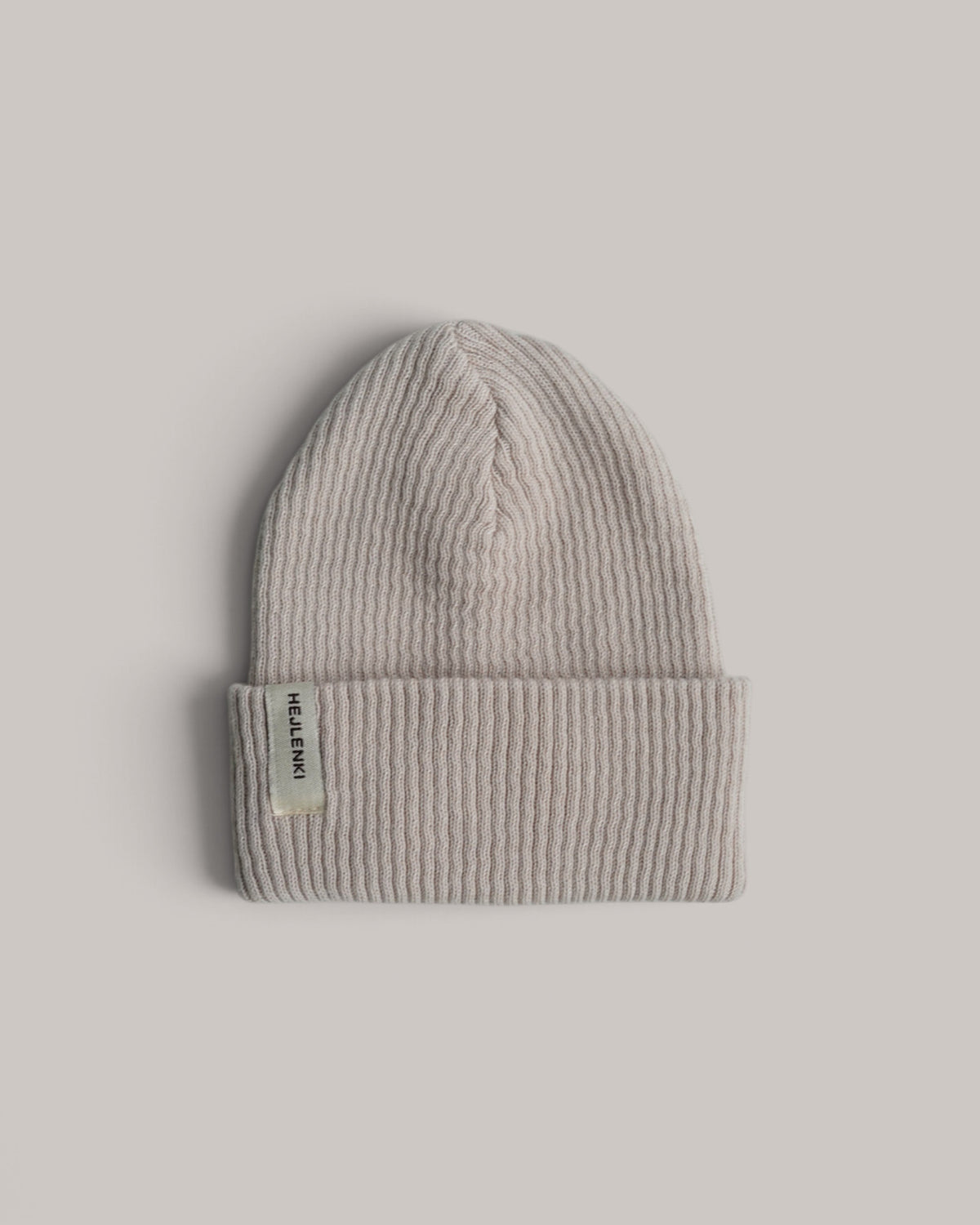 KNIT BEANIE SILKY TOFU