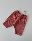 SOFT CORDUROY PANTS ROSEWOOD