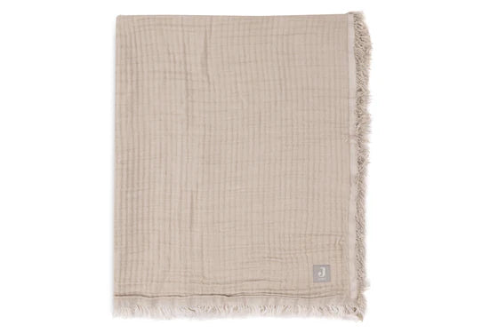 FRINGE MUSLIN BLANKET