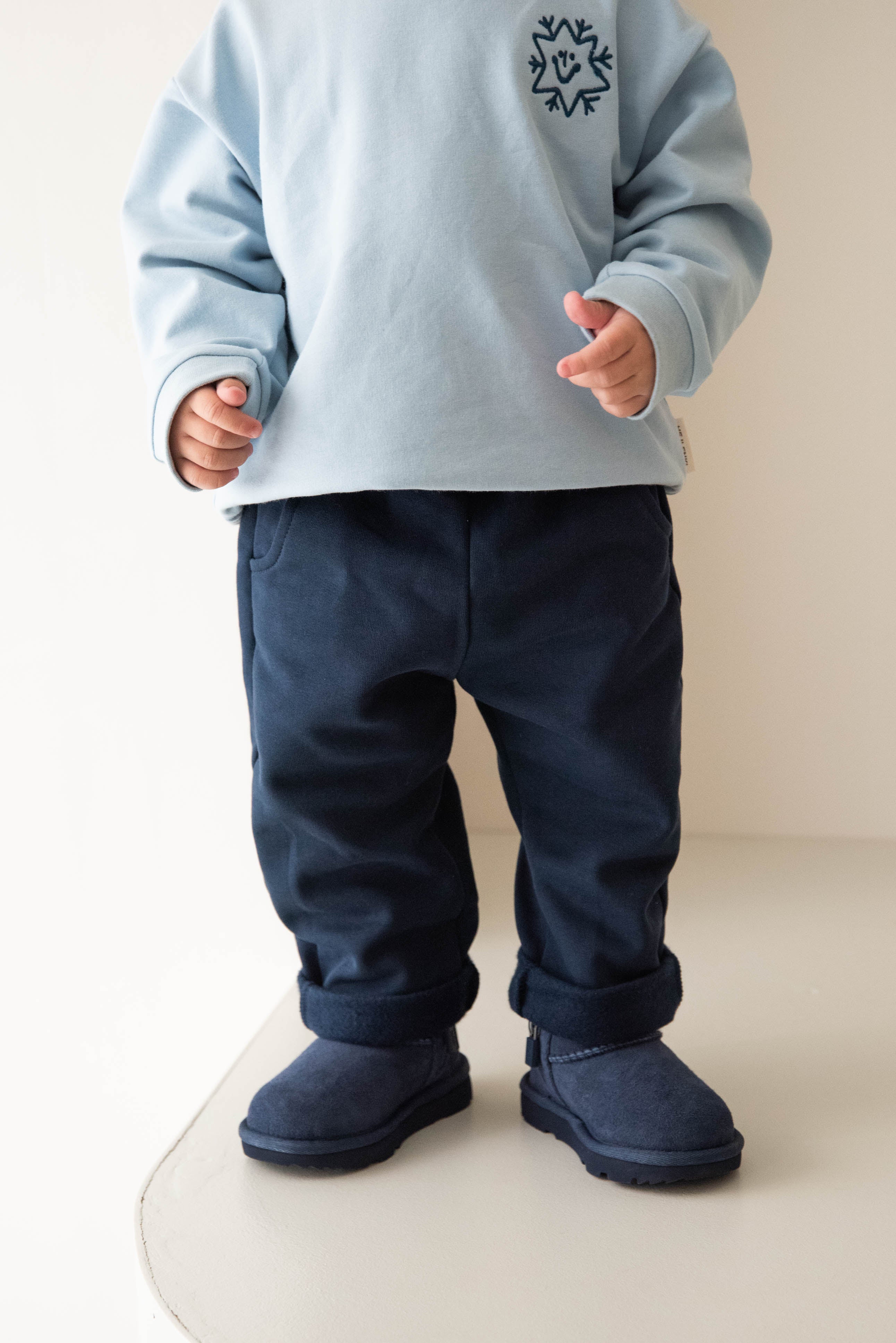 WARM SWEAT PANTS NAVY