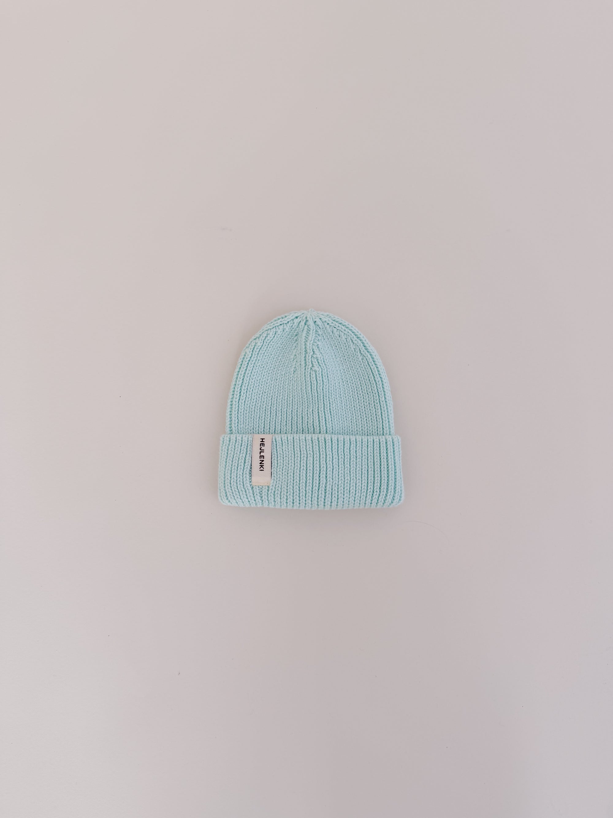 KNIT BEANIE AQUA