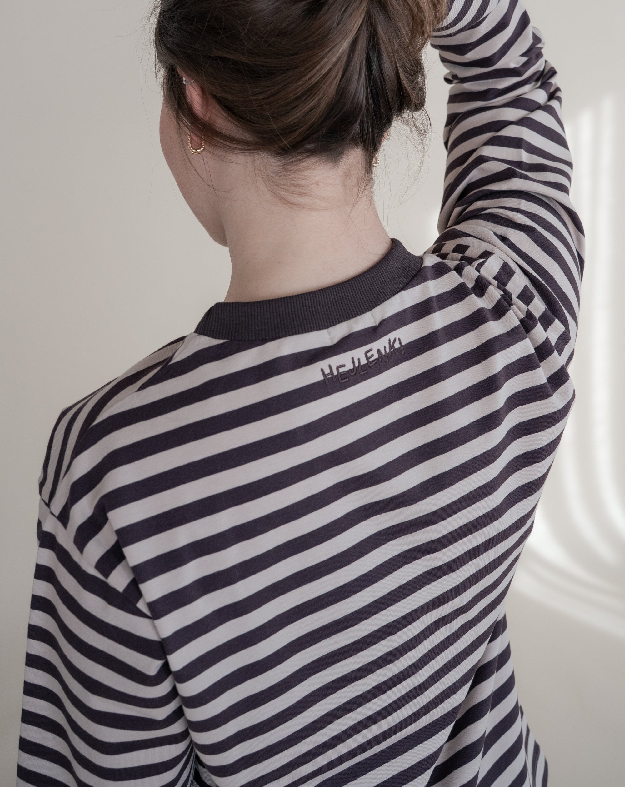 WOMEN OVERSIZE LONGSLEEVE VANILLA CHOCO