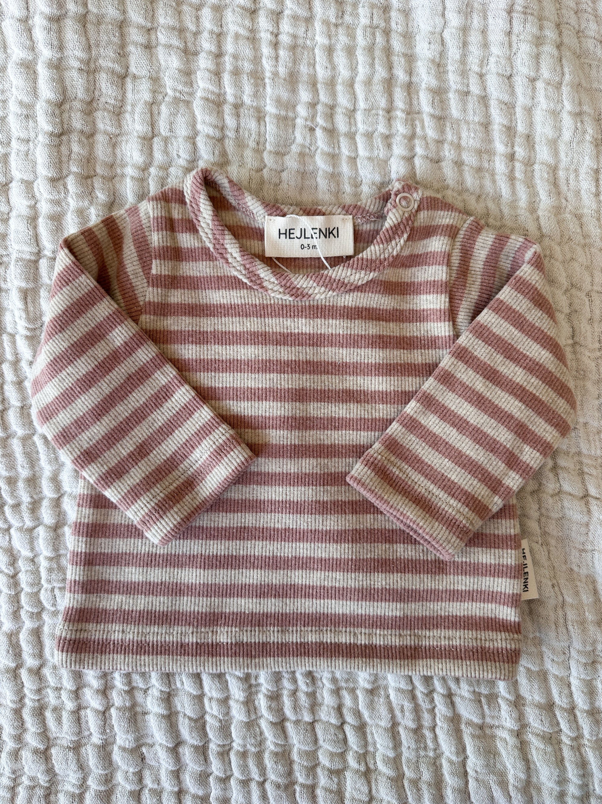 SOFT RIB SHIRT BLUSHED PEACH