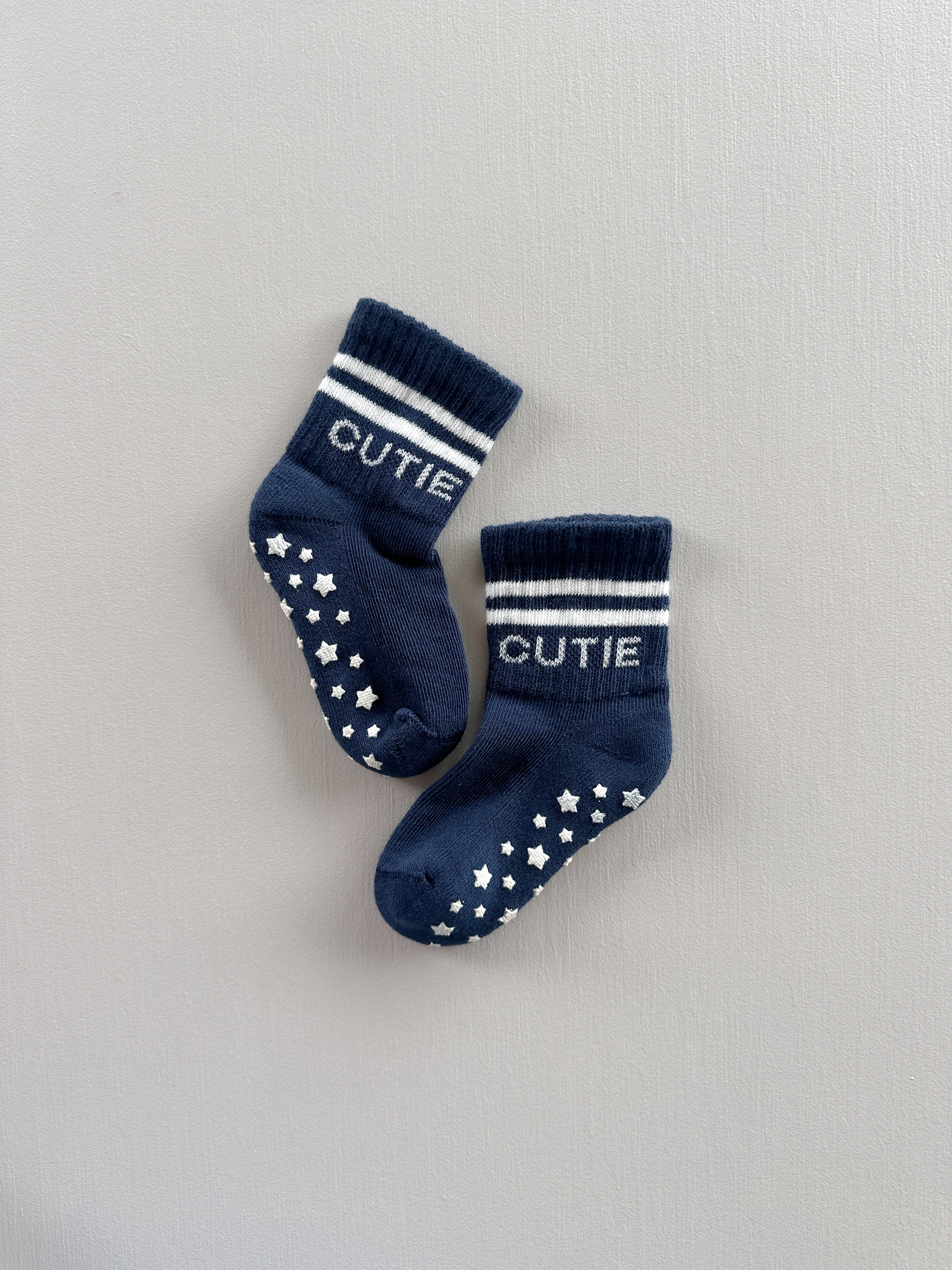 WARM ANTI-SLIP SOCKS CUTIE MIDNIGHT