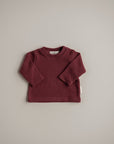 SOFT RIB LONGSLEEVE BURGUNDY