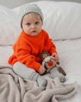 CHUNKY KNIT PULLI GLOWY MANDARIN