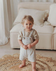 SHORT DUNGAREES WITH KNOT