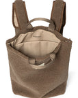 MOM TEDDY BACKPACK BROWN