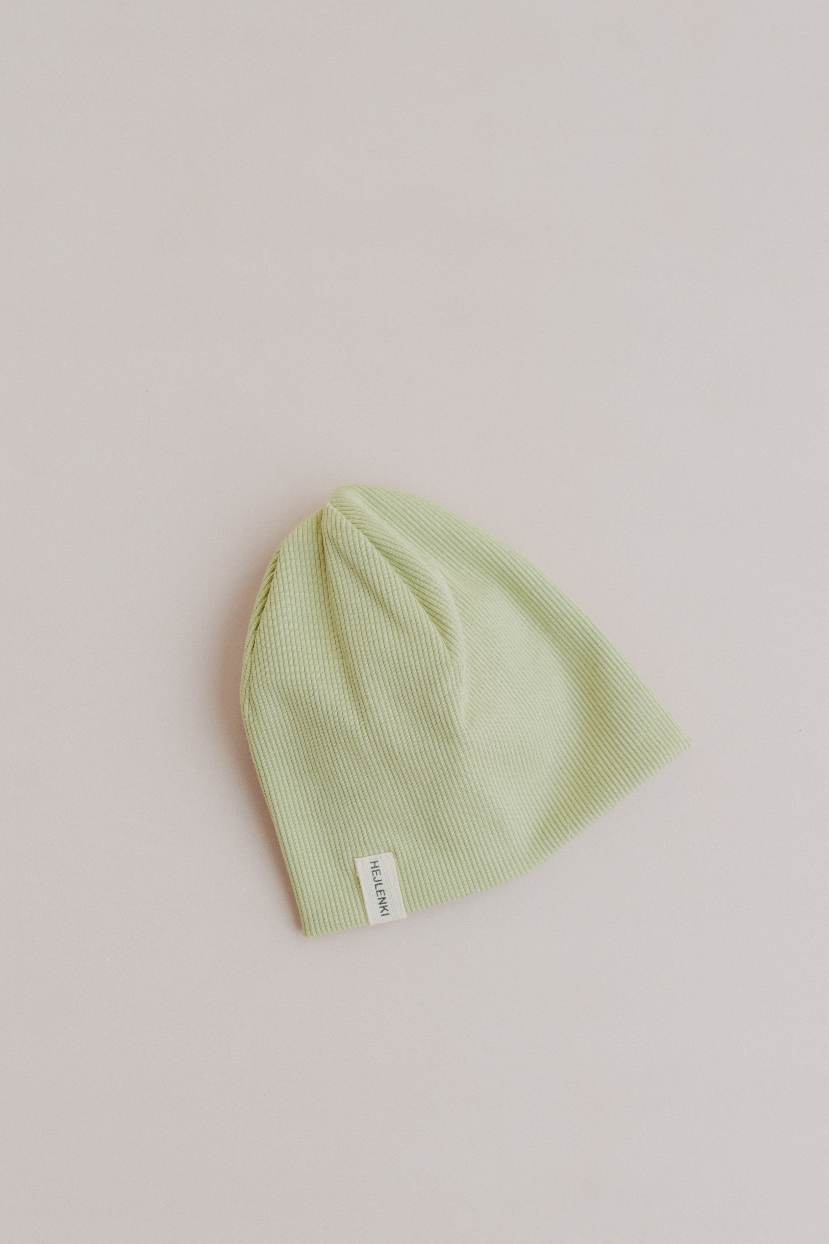 RIB BEANIE MATCHA