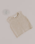 KNIT VEST BEIGE