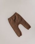 MERINO KNIT LEGGINGS BROWN