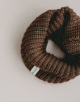 MERINO WOOL LOOP BROWN