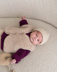 MERINO TEDDY VEST BEIGE