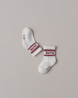 KIDS SOCKS CUTIE BURGUNDY (limited edition)
