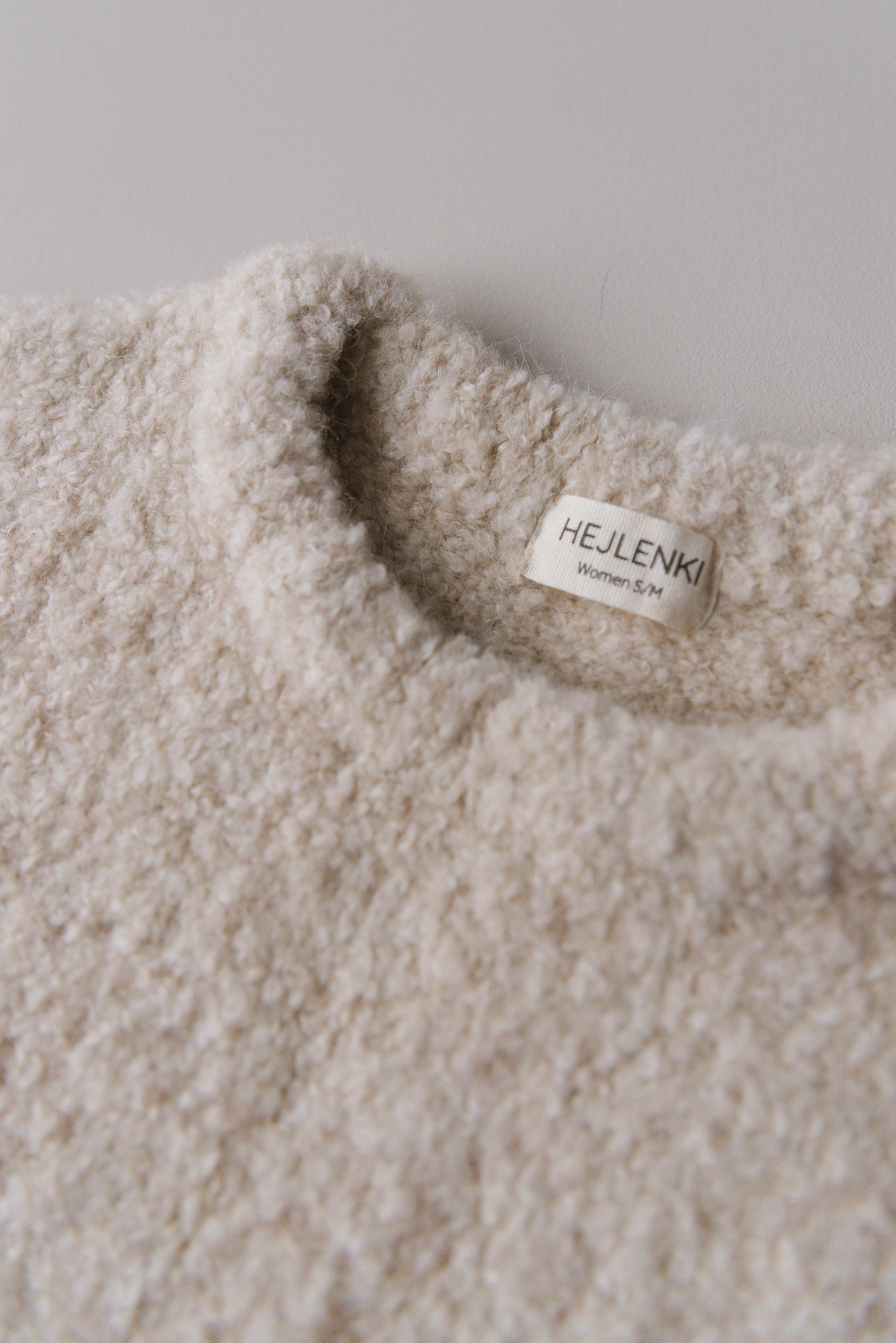 MOM MERINOWOOL ALPACA BLEND TEDDY PULLI