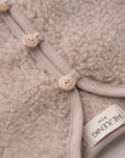 MERINO TEDDY VEST BEIGE
