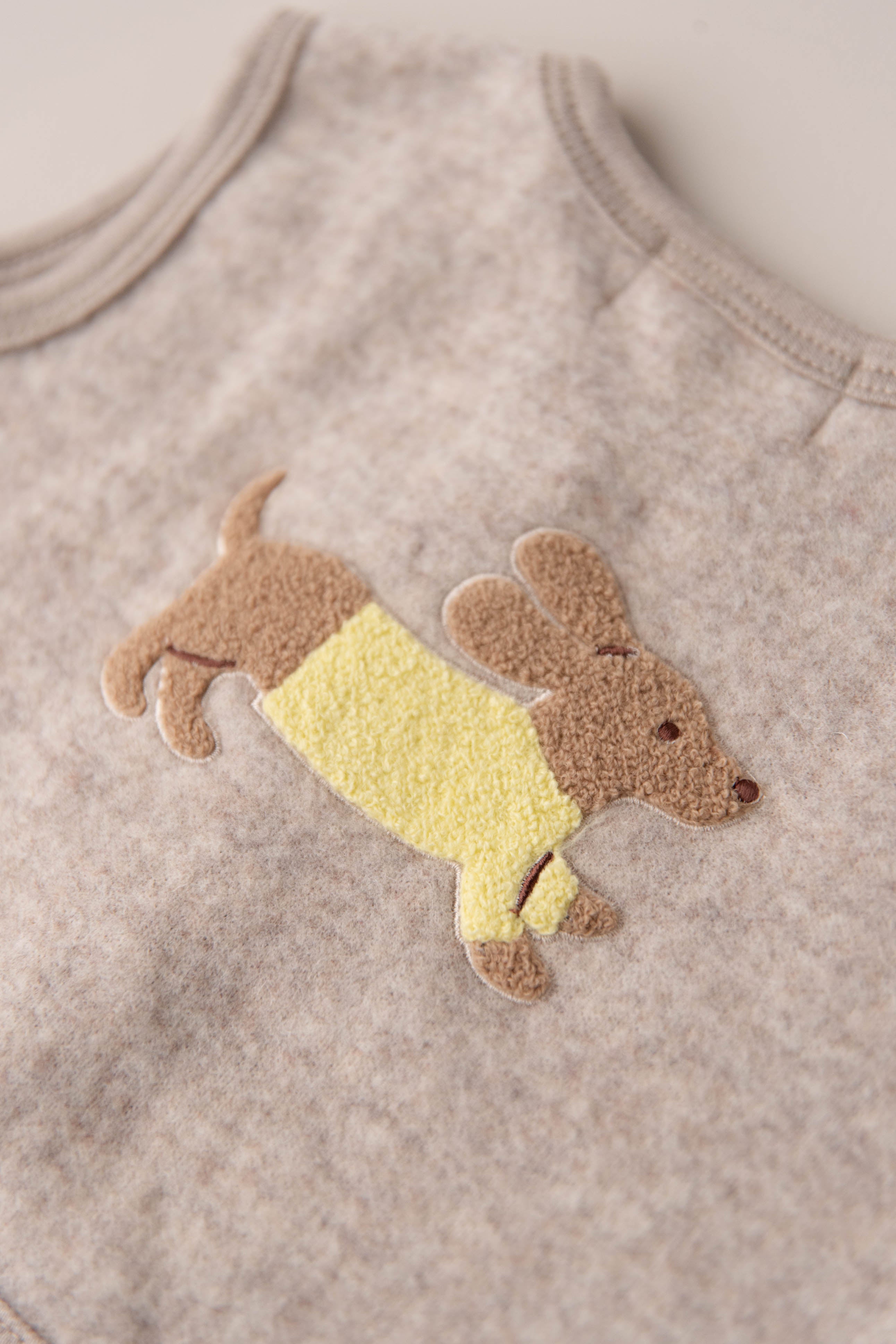 MERINO WOOL VEST DACHSHUND