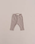 ORGANIC RIB LEGGINGS BEIGE