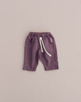WARM SWEAT PANTS PLUM