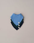 3-PACK BANDANAS BLUE/GREEN