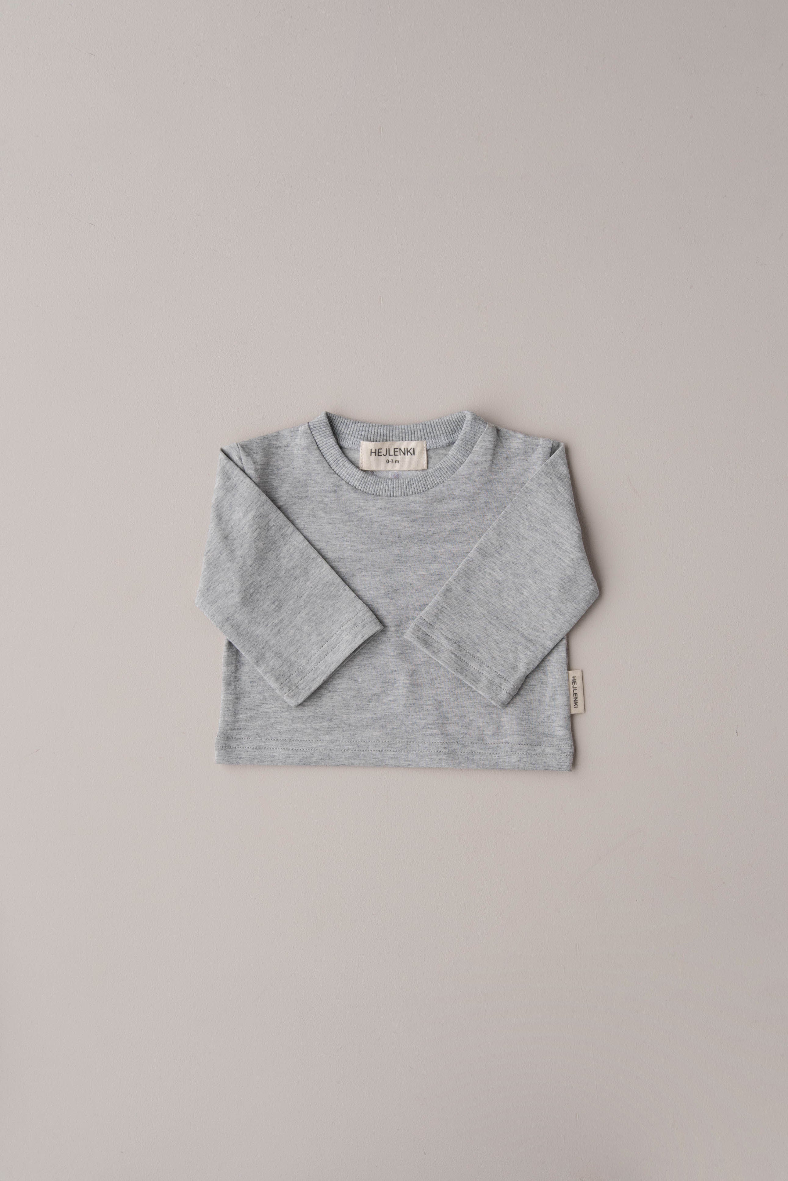 LONGSLEEVE MINI GREY MELANGE