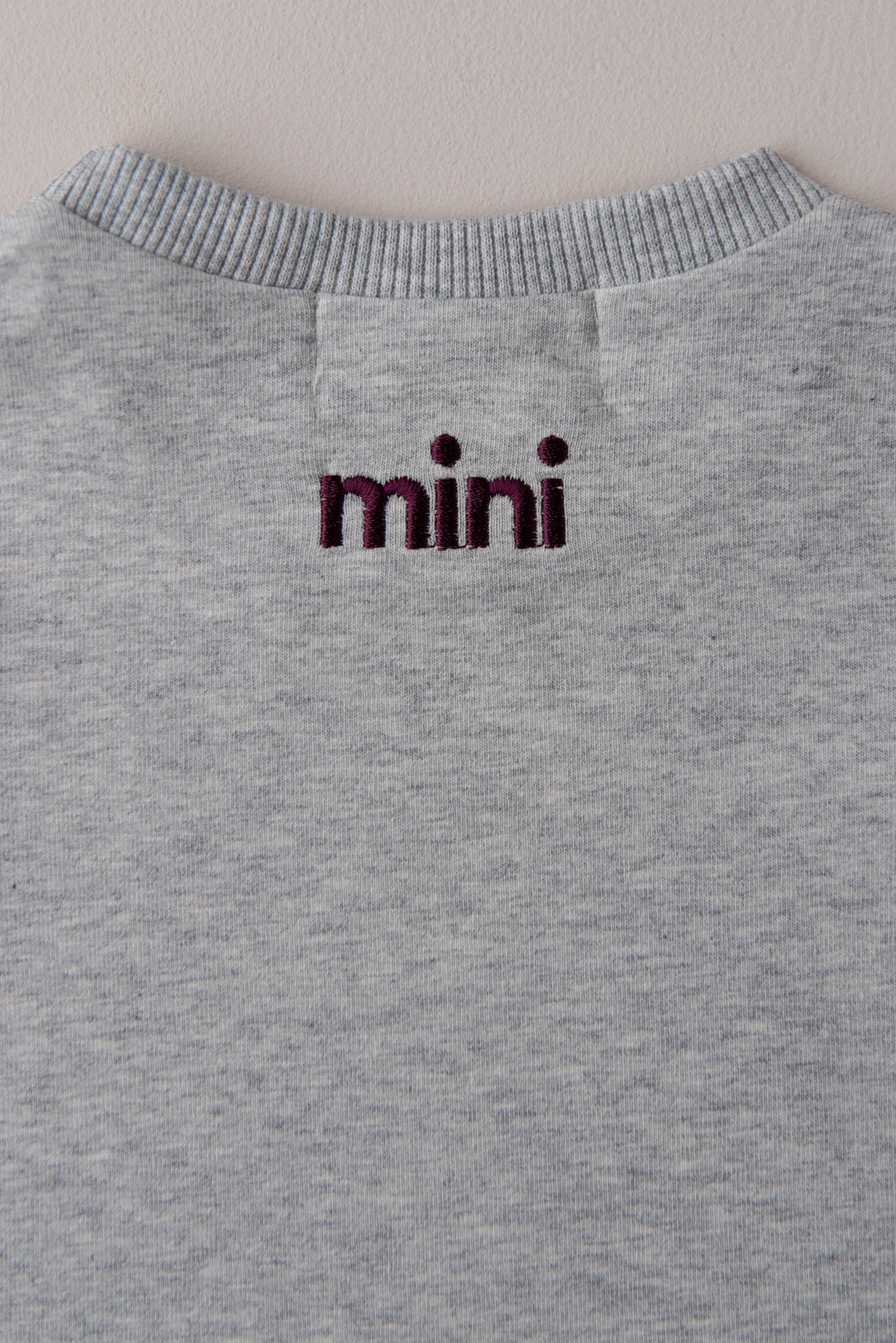 LONGSLEEVE MINI GREY MELANGE