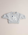 DALMATIAN SWEATER GREY MELANGE